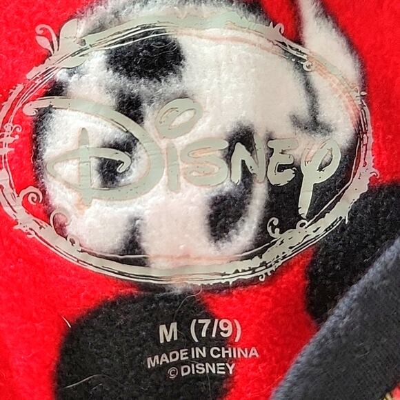 Disney Mickey Mouse Jr. Flannel Fleece Pajama's with Feet Jr.'s Size M (7-9) - Picture 9 of 9